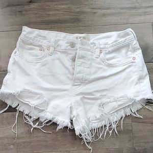 Free People white shorts size 25